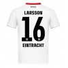 Eintracht Frankfurt Hugo Larsson #16 Bortatröja 2025-26 Korta ärmar